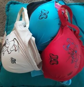 4 Brand New Adorable  Brassieres 40B (4)